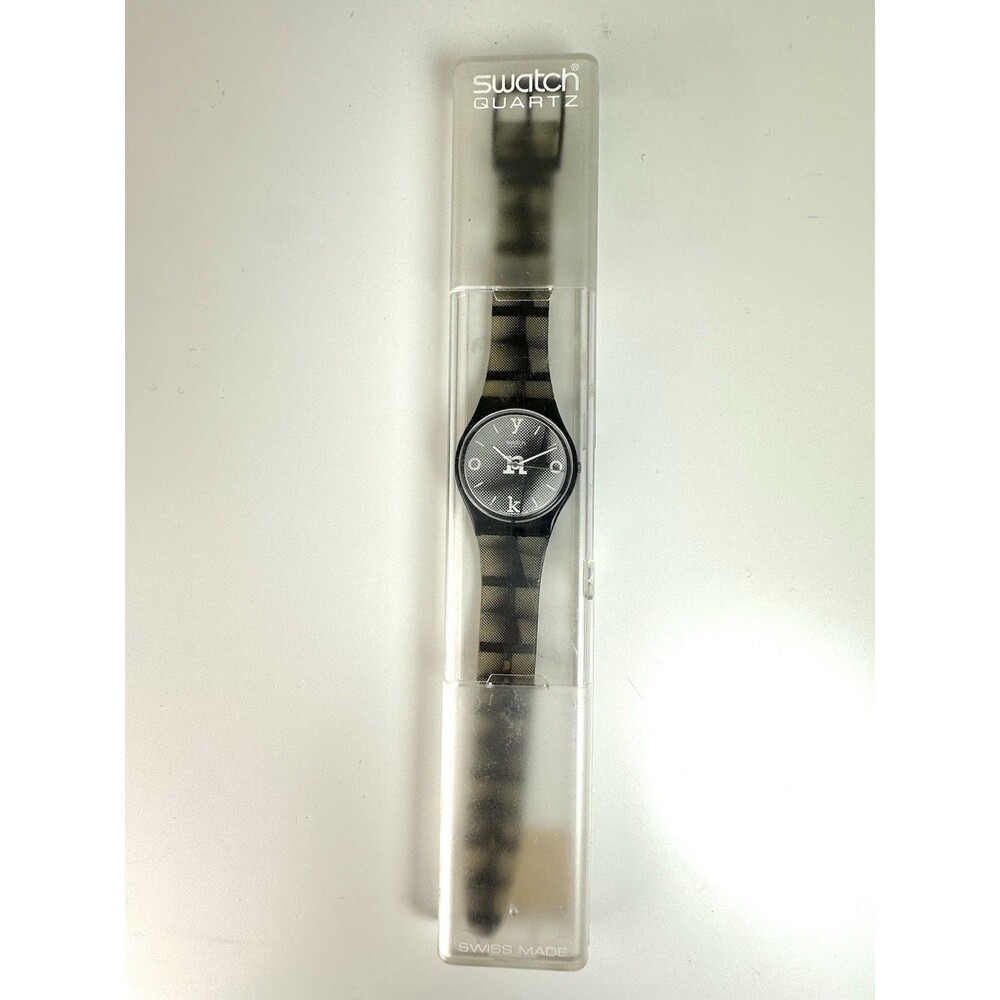 Vintage 1994 Swatch GX123 Yoko Ono Artist Watch – Works, With Case